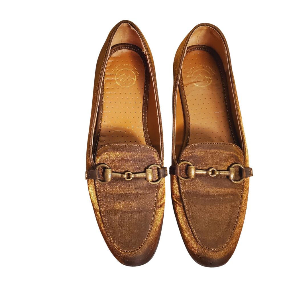 Cliffs by White Mountain Nooks Bit Bronze Metallic Loafer Women's Size 7.5 - Picture 2 of 7